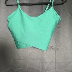 YPB Sculpt Lux Green Top